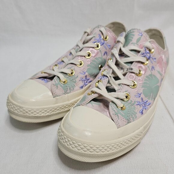 Converse Chuck 70 Ox 160519c-Embroidered Floral Sneakers Shoes Unisex Women's 8 - Picture 1 of 12
